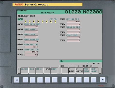 how to edit part count in cnc machine|fanuc part counting.